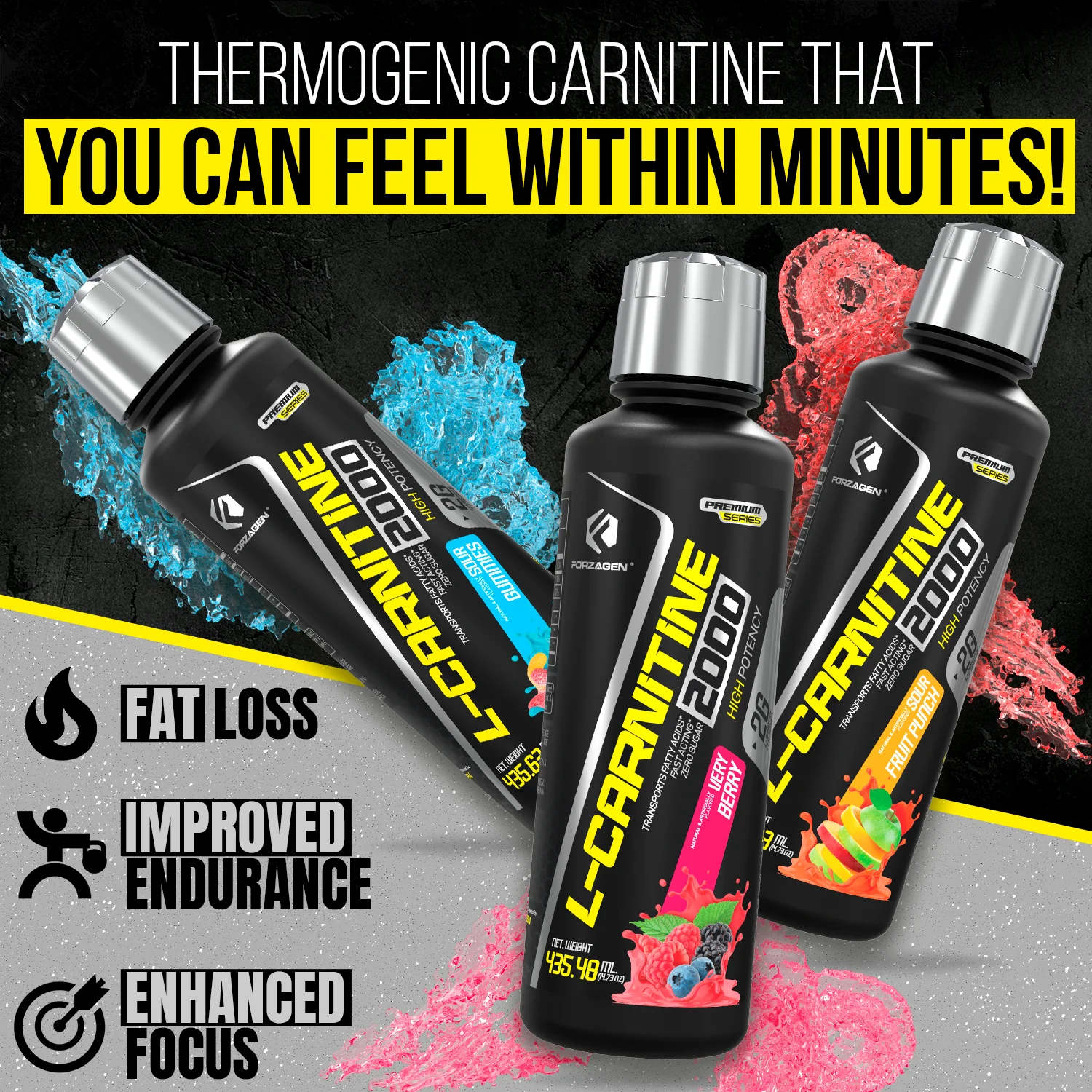 Forzagen L- Carnitine 2000 - Liquid L Carnitine with Vitamin B6 | Acetyl L-Carnitine | L-Tartrate | 30 Servings - Image 29