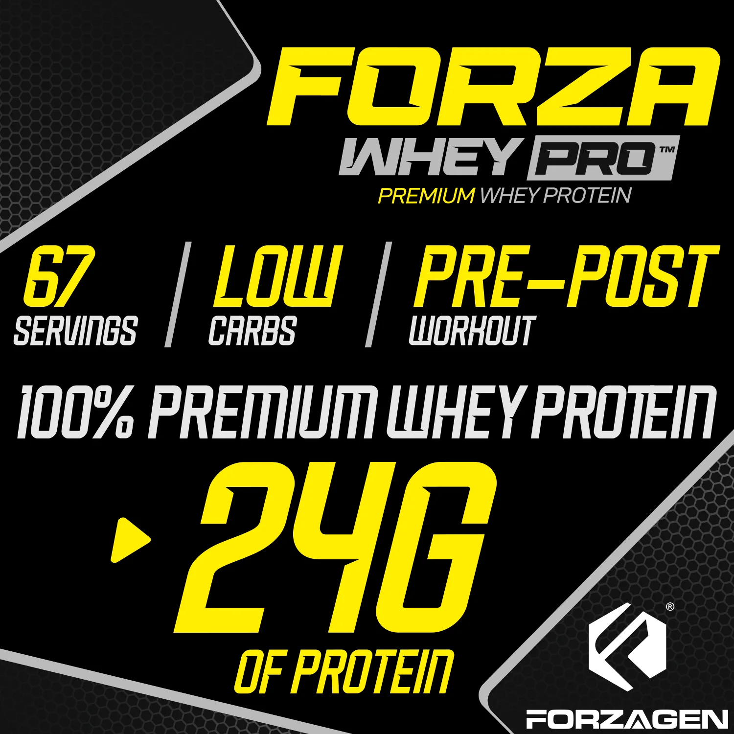 Forza Whey PRO 5 Lbs Protein Powder  - 65+ SERVINGS - Image 4