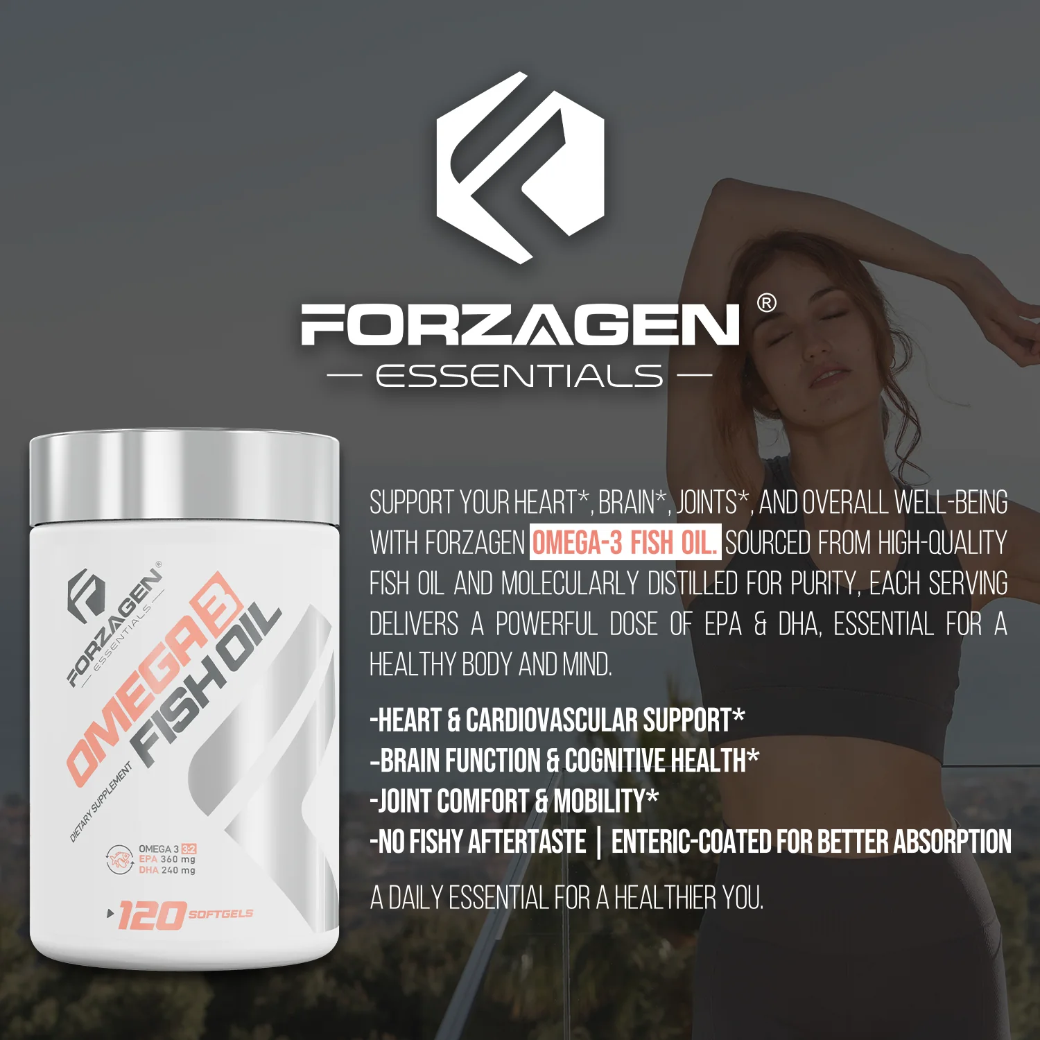 Omega 3 Fish Oil 120 Capsules - Image 5