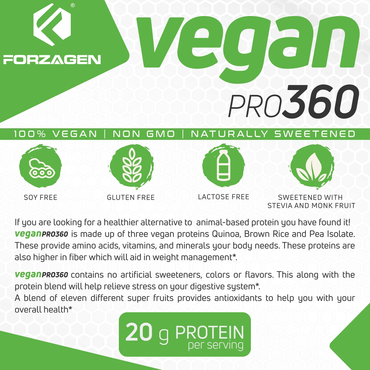 Vegan Protein Plant Based Pro 360🌱 NEW & IMPROVED FORMULA - Image 4
